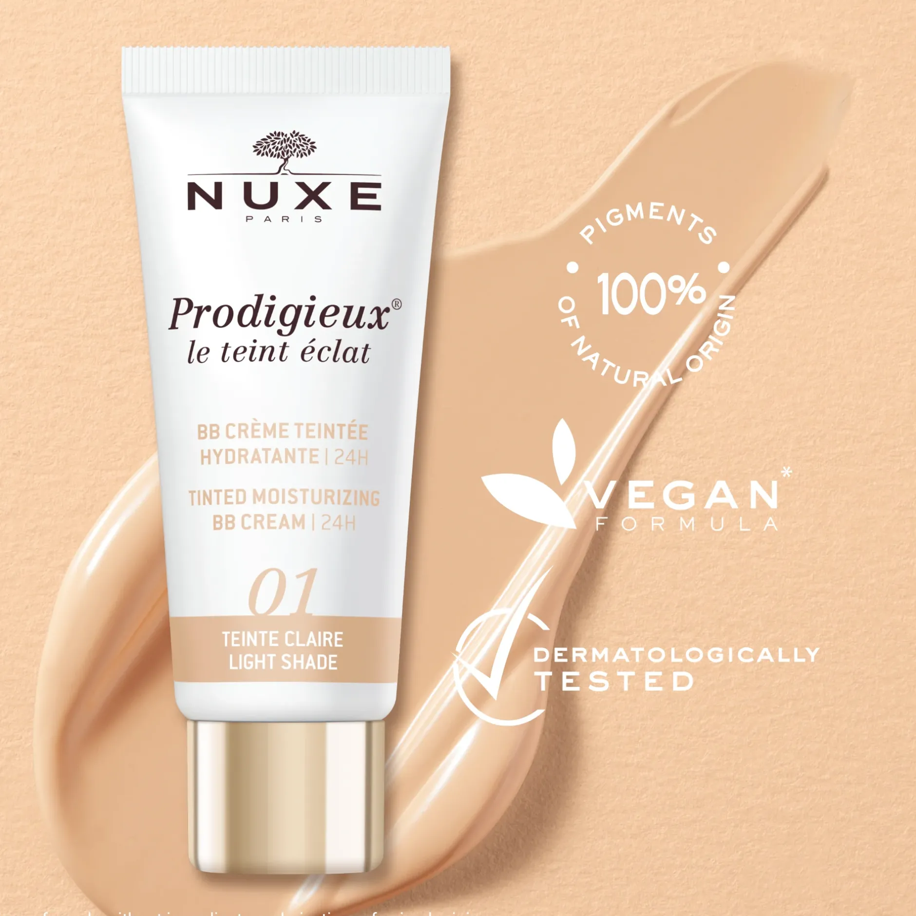 Hot NUXE BB Cream colorata idratante - Tonalitá chiara