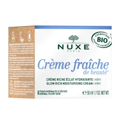 Sale NUXE Crema ricca idratante luminosità | 48H, Certificata Bio